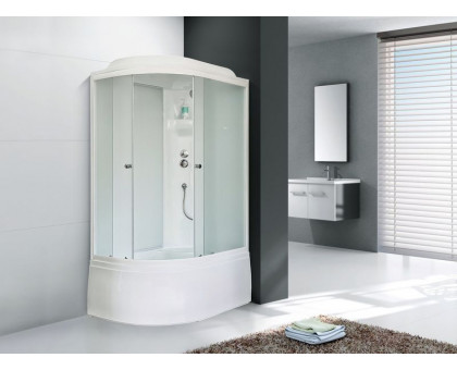 Душевая кабина Royal Bath RB 8120BK4-ММ 120х80 см, с матовыми стеклами, правосторонняя