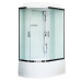 Душевая кабина Royal Bath RB 8120BK5-WC-CH 120х80 см, с матовыми стеклами, правосторонняя