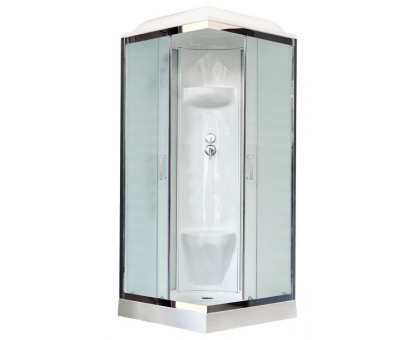 Душевая кабина Royal Bath RB 90HP6-WC-CH 90х90 см, с матовыми стеклами