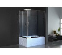 Душевой уголок Royal Bath RB 8120BP-T-CH 120х80 см, с прозрачными стеклами, правосторонний